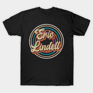 vintage circle line color Eric Lindell T-Shirt